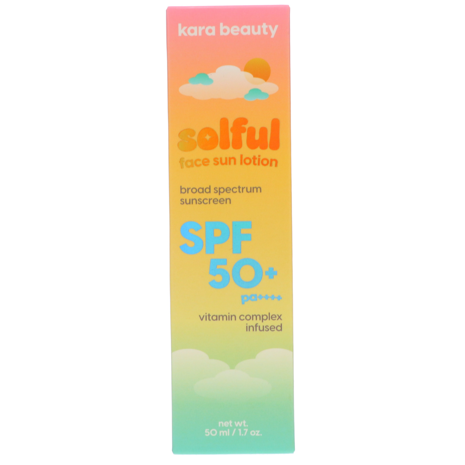 slide 1 of 2, KARA BEAUTY SOLFUL FACE SUN LOTION 1.7oz, 1.7 oz