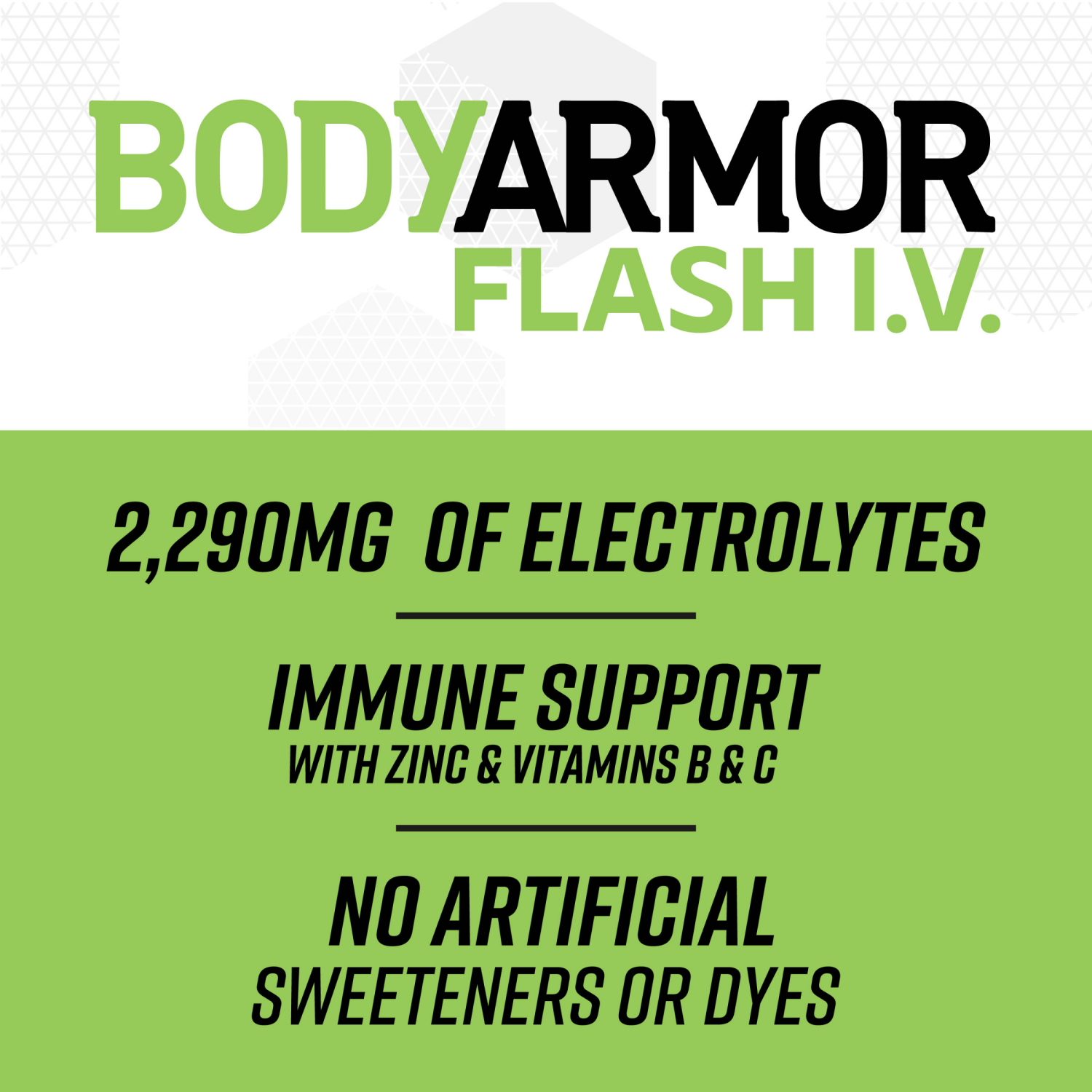 slide 3 of 5, BODYARMOR Flash I.V. Tropical Punch Electrolyte Sports Drink, 20 fl oz Bottle, 20 oz