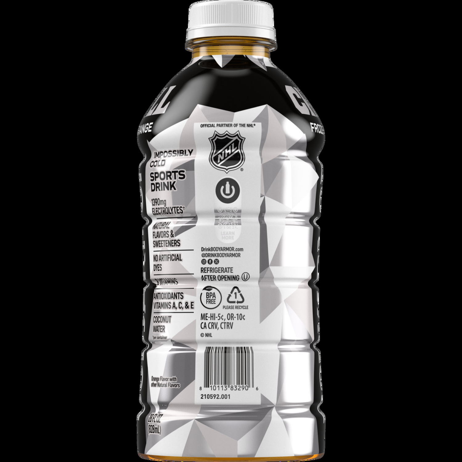 slide 2 of 6, Body Armor Chill Frozen Orange, 28 oz