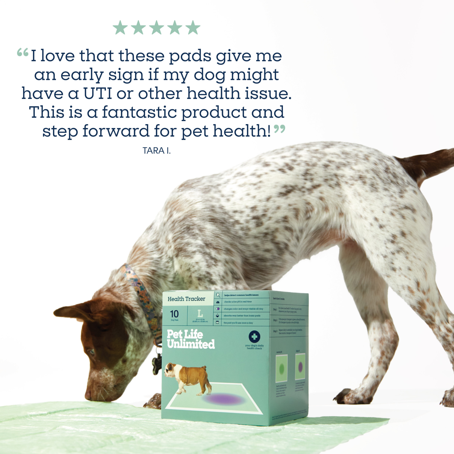 slide 4 of 8, Pet Life Unlimited Dog Pads, Health Tracker, 20ct, 20 ct