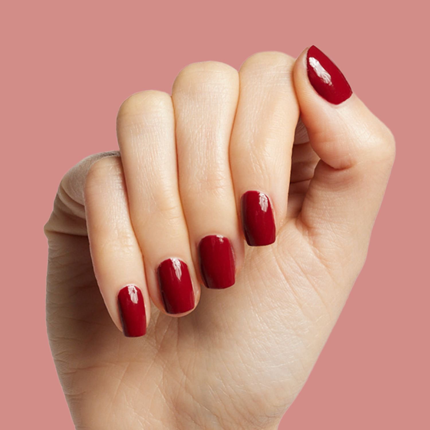 slide 3 of 5, Olive & June Quick Dry Nail Polish, Brick, 0.3 oz