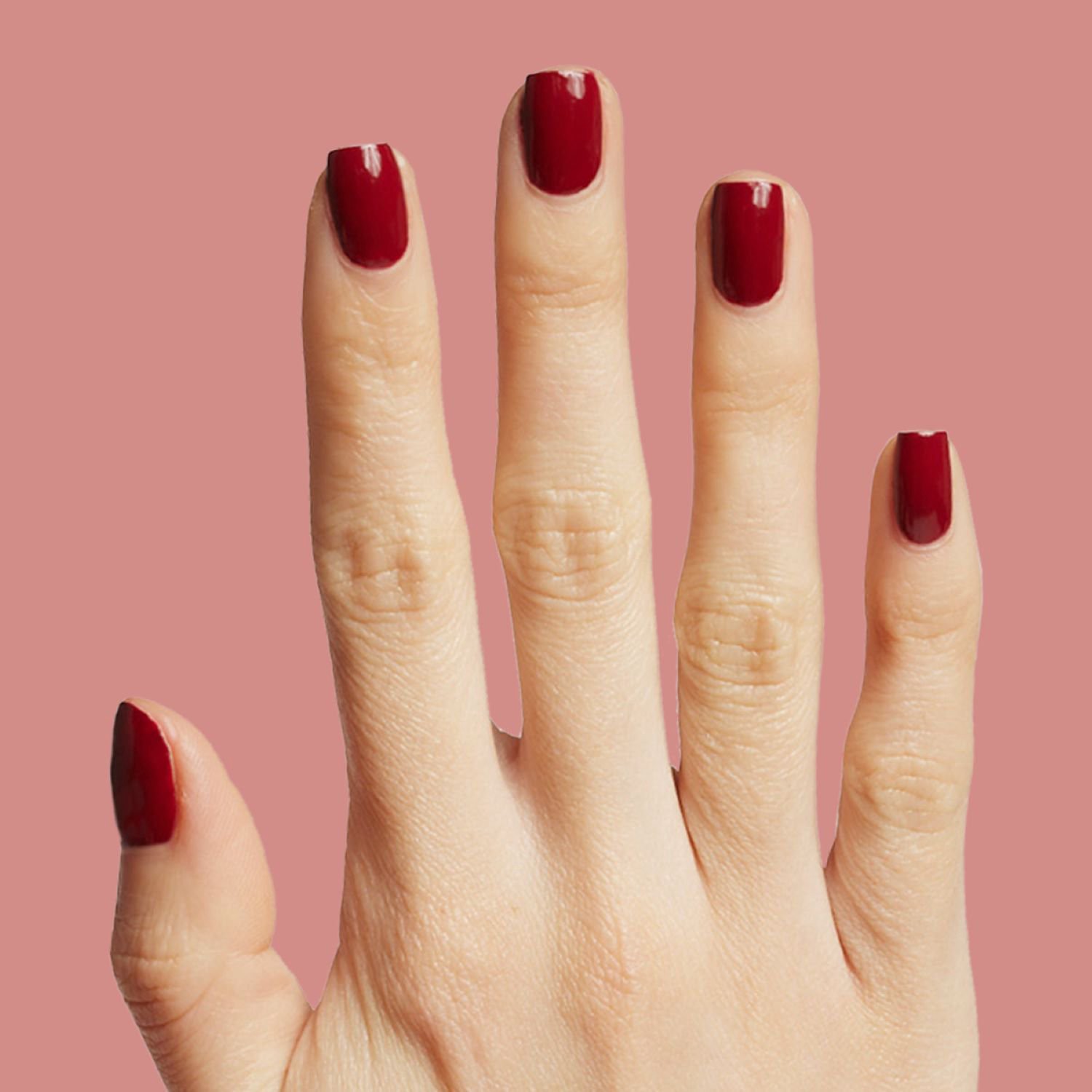 slide 5 of 5, Olive & June Quick Dry Nail Polish, Brick, 0.3 oz