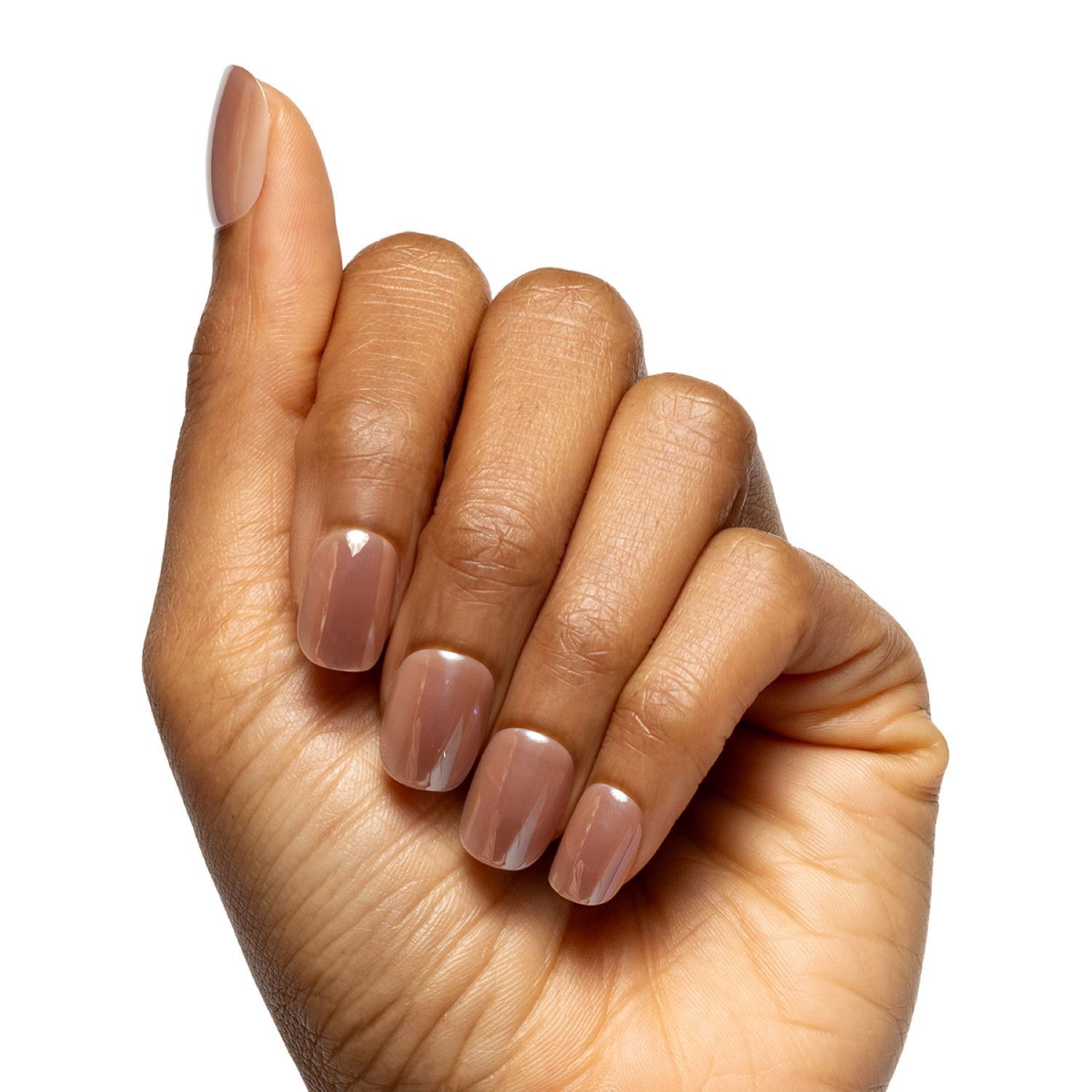 slide 3 of 4, Olive & June Press-On Fake Nails - Taupe Jelly Chrome - 42ct, 42 ct