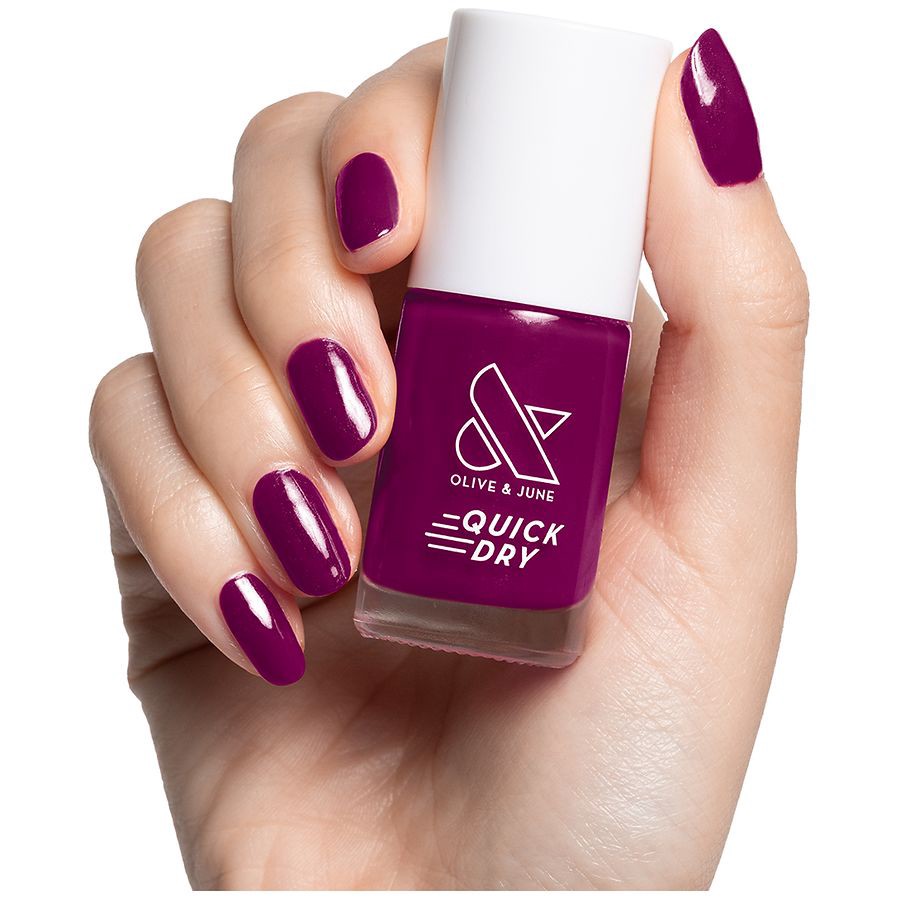 slide 2 of 5, Olive & June Quick Dry Nail Polish, 0.3 oz