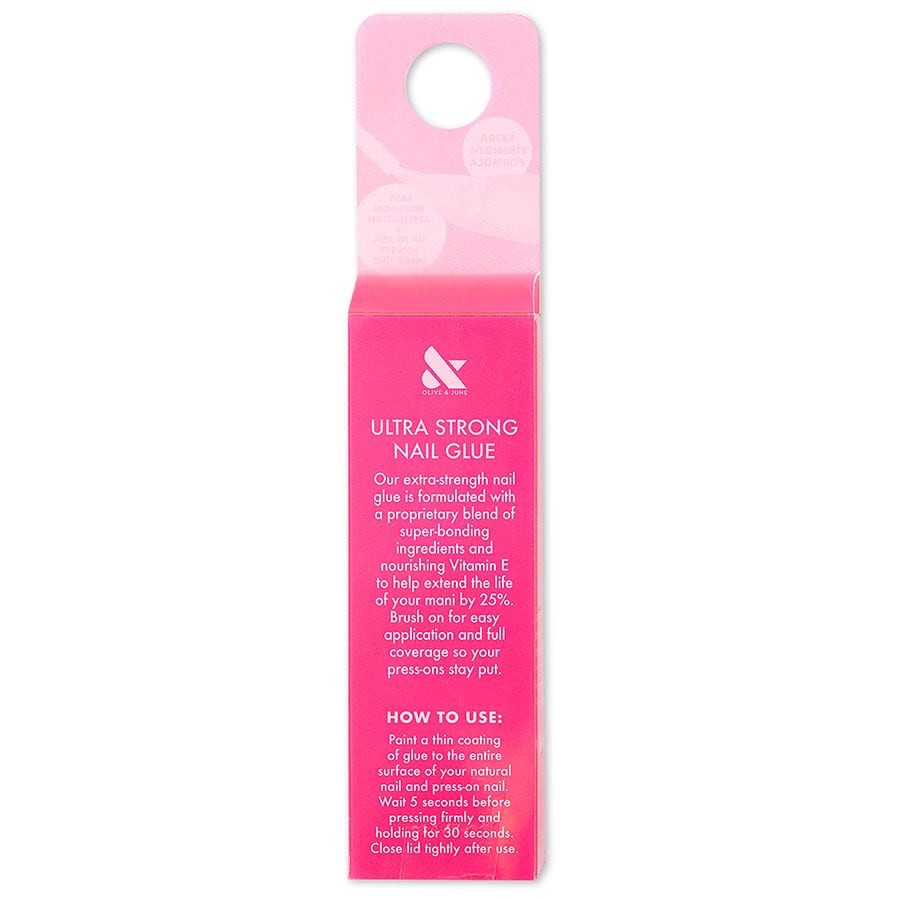 slide 3 of 5, Olive & June Ultra Strong Nail Glue, 0.24 fl oz