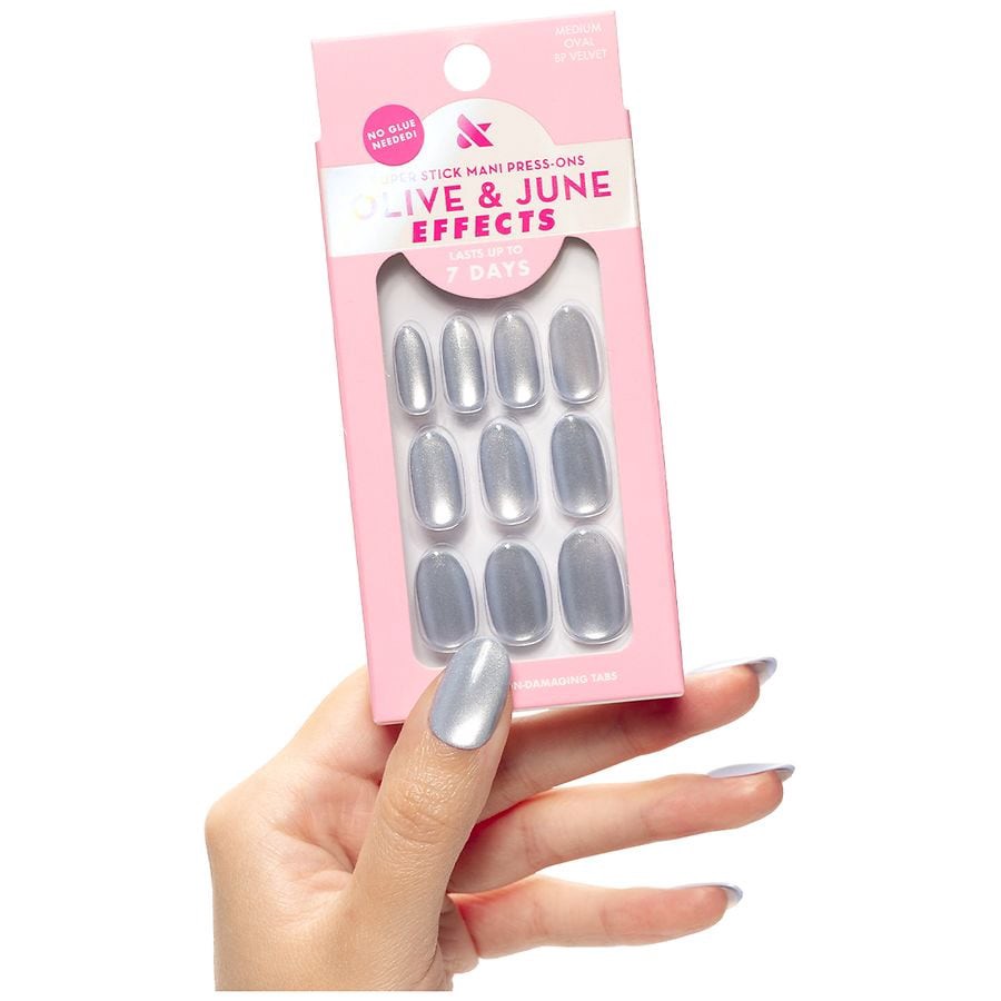 slide 3 of 5, Olive & June Super Stick - Effects M Oval, 1 ct