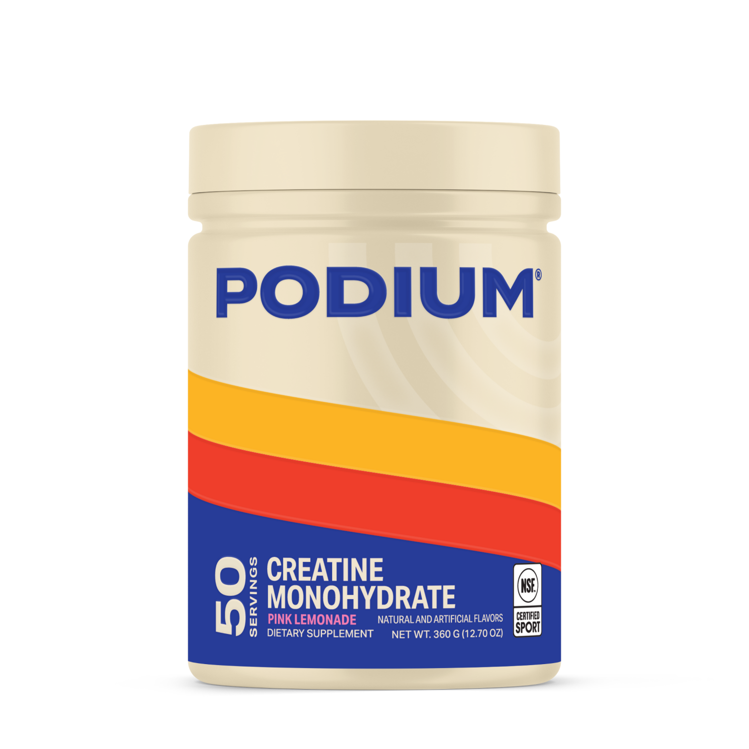 slide 1 of 3, PODIUM Creatine Pink Lemonade, 1 ct