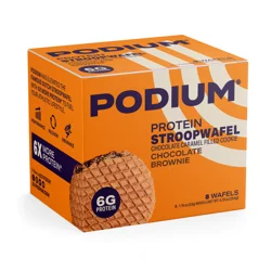 PODIUM Protein Stroopwafel Chocolate Brownie Cookie 4pk