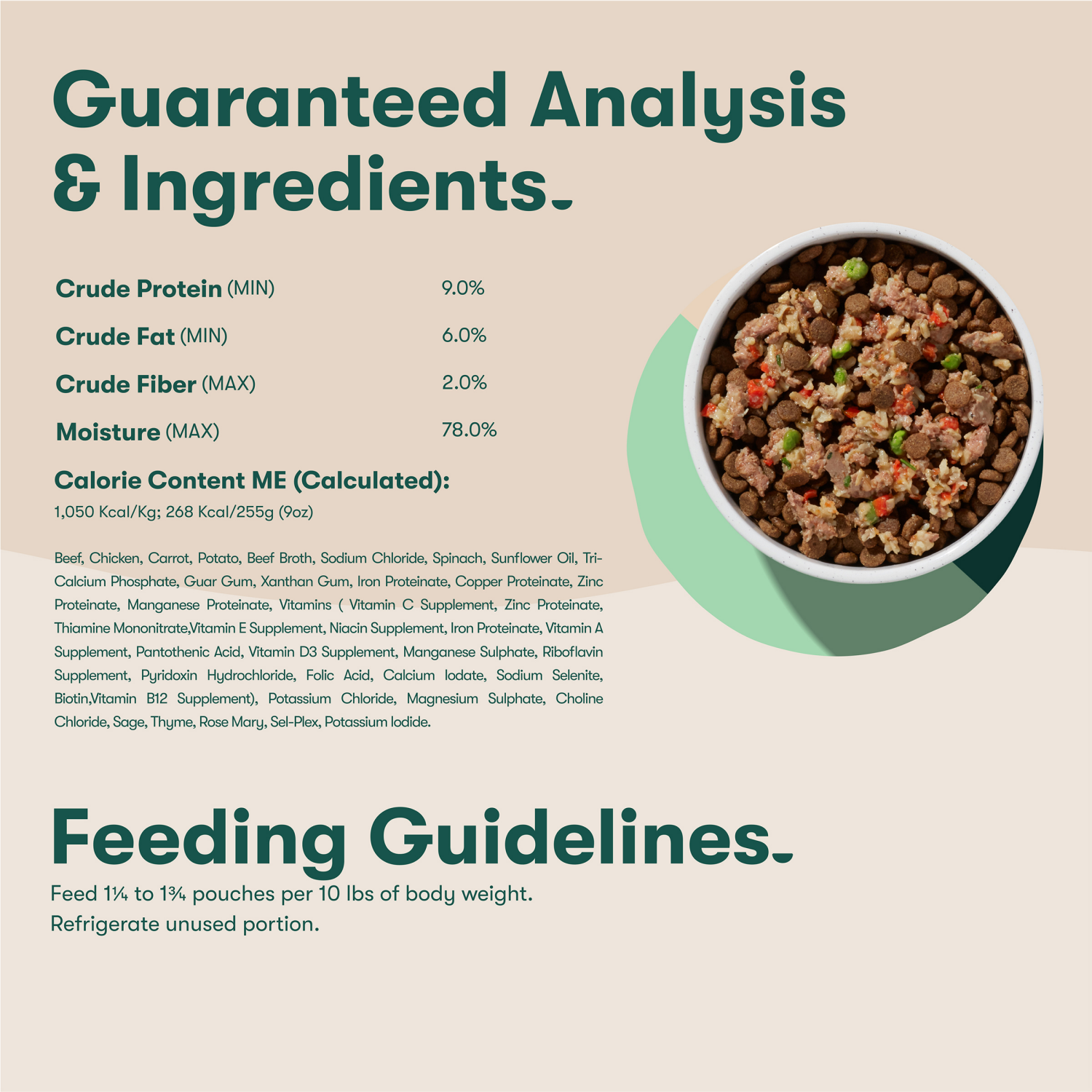 slide 7 of 8, Jinx - Beef and Chicken Homemades Pouches, 9 oz