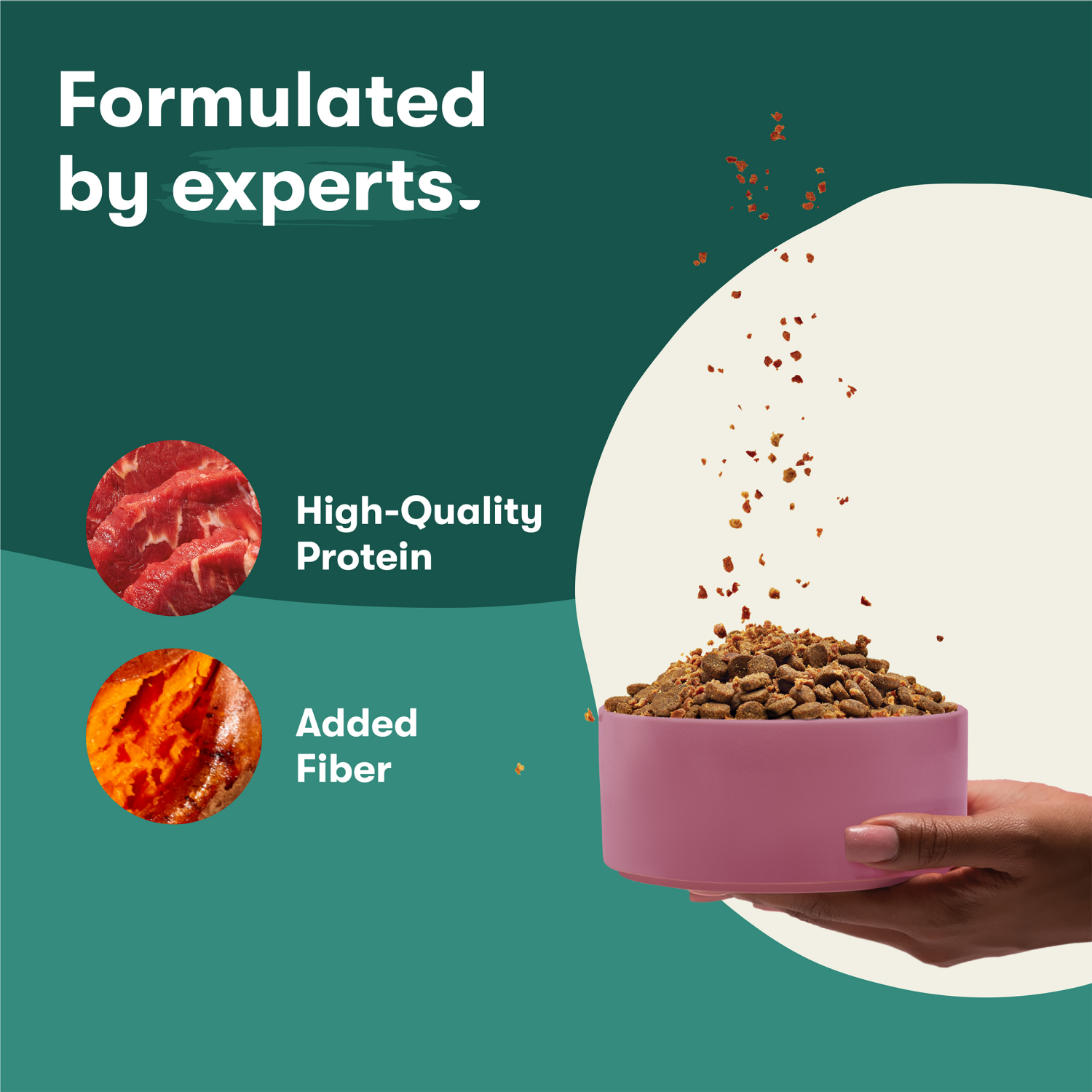 slide 8 of 8, Jinx Dehydrated Beef Sweet Potato Dog Food Topper 4 oz., 4 oz