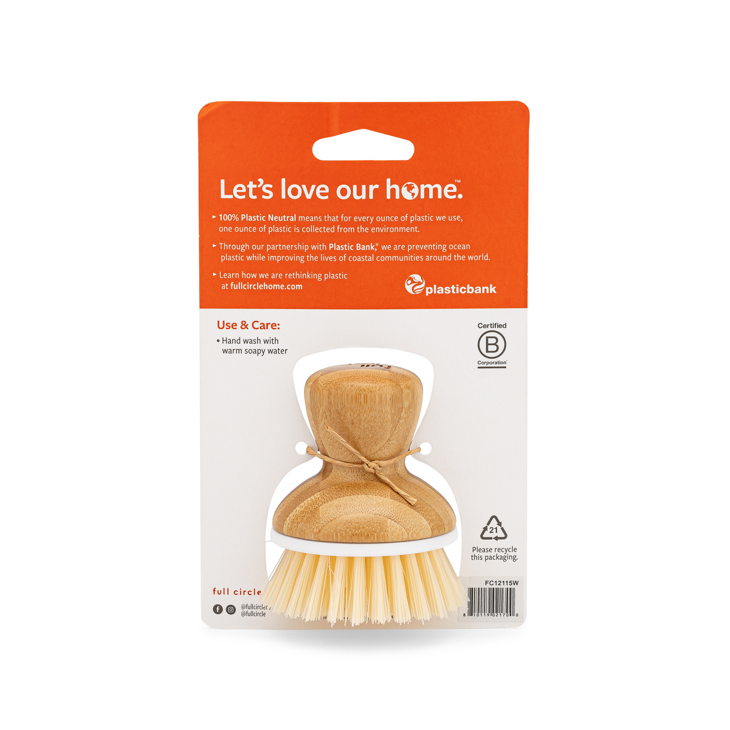 slide 4 of 6, Full Circle Bubble Up Dish Brush, 1 ct