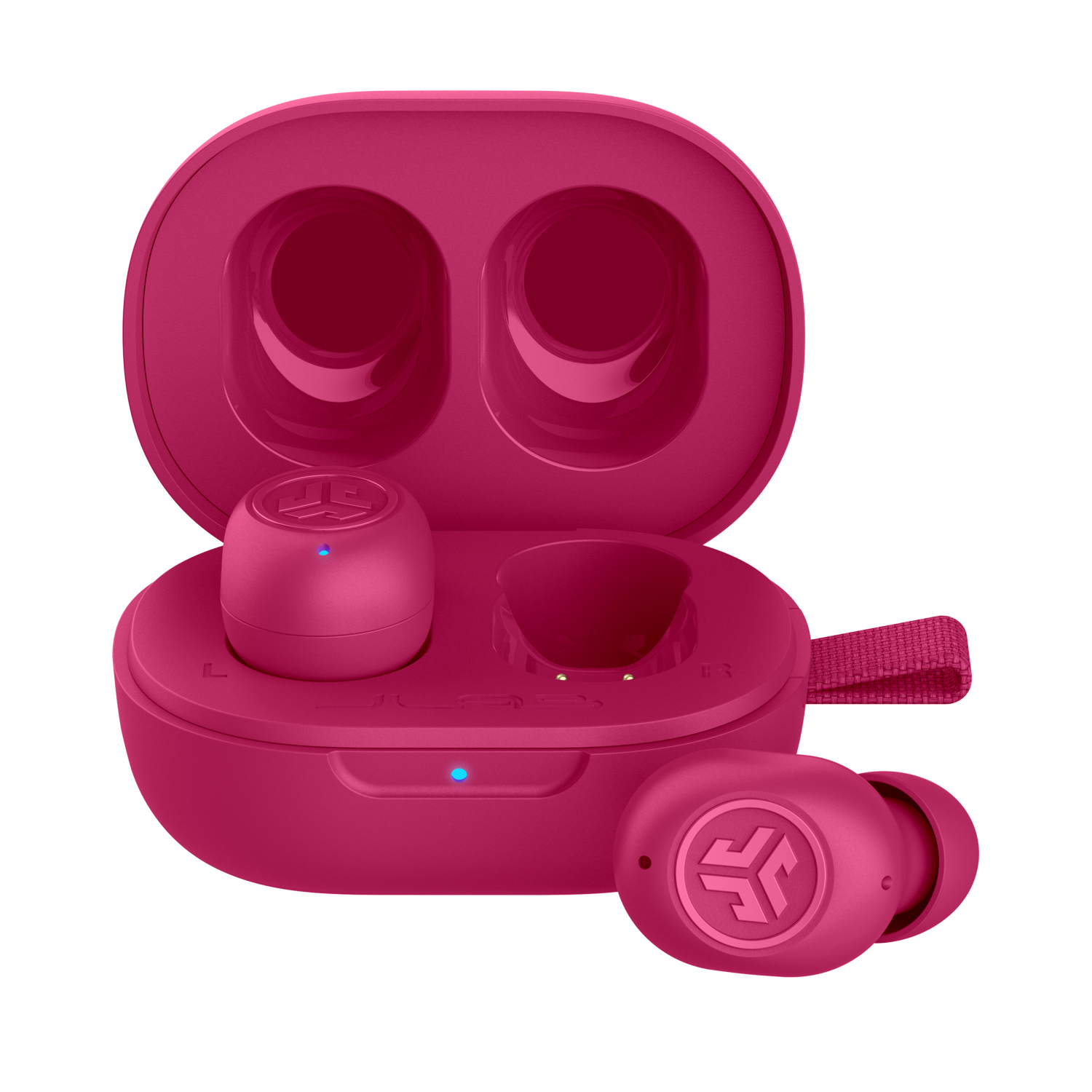 slide 2 of 2, JLab Pink JBuds True Wireless Earbuds Mini 1 ea, 1 ct