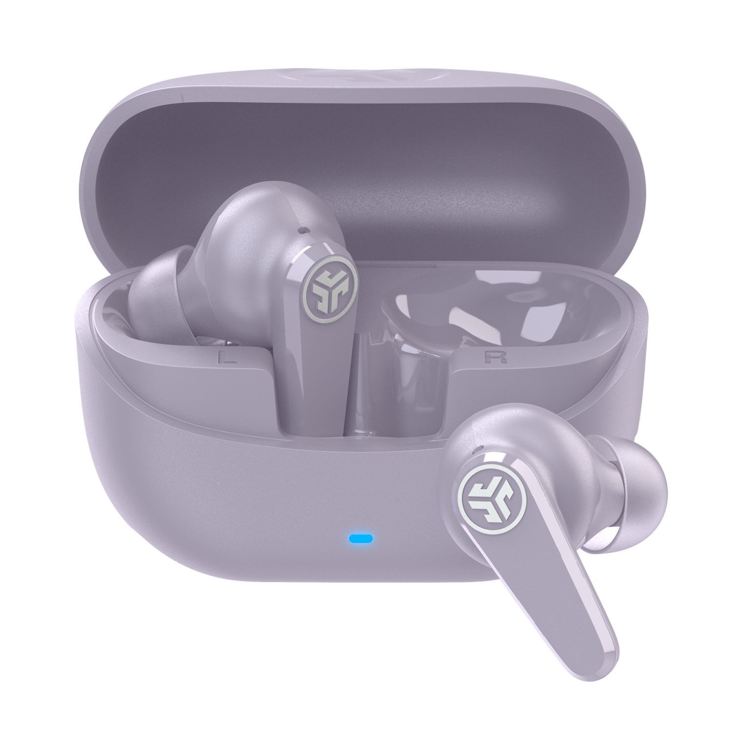 slide 3 of 3, Jlab Gopods Anc True Wireless Earbuds, Purple, 1 ct