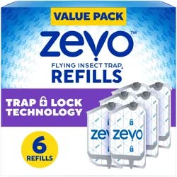 Zevo Insect Trap Refill 6Ct Cons
