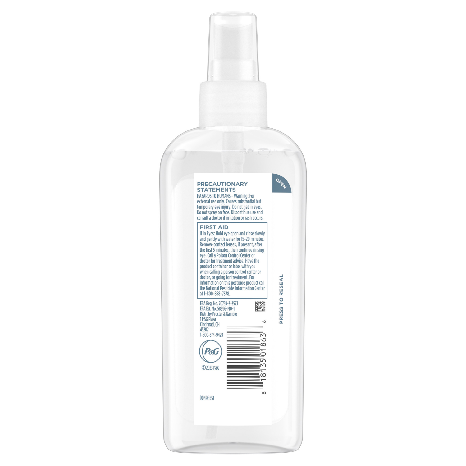 slide 2 of 8, Zevo™ On-Body Insect Repellent Spray Pump, 5.9 fl oz