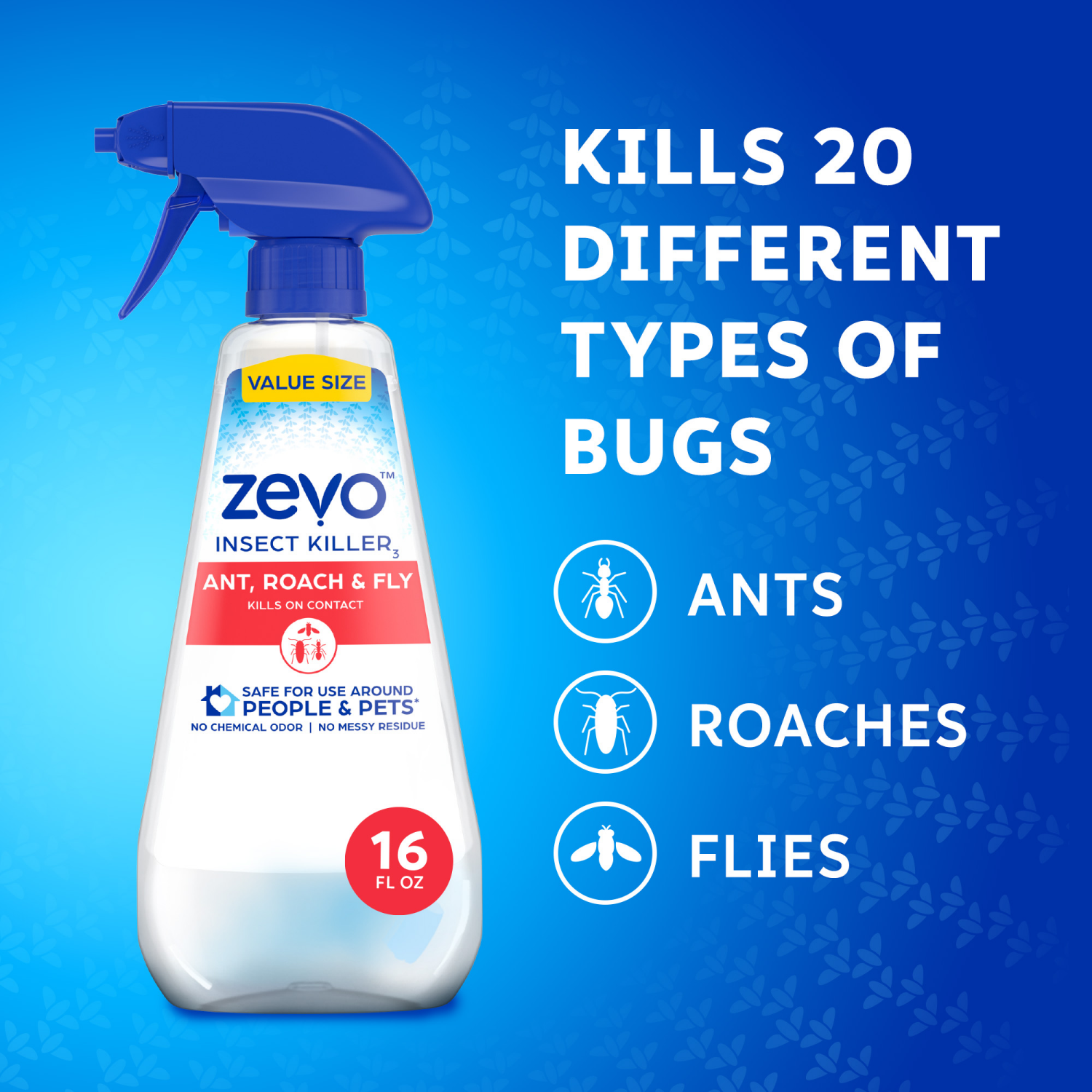 slide 4 of 7, Zevo Ant Roach and Fly Multi-Insect Trigger Spray Area Insect Repellent 16fl oz, 16 fl oz