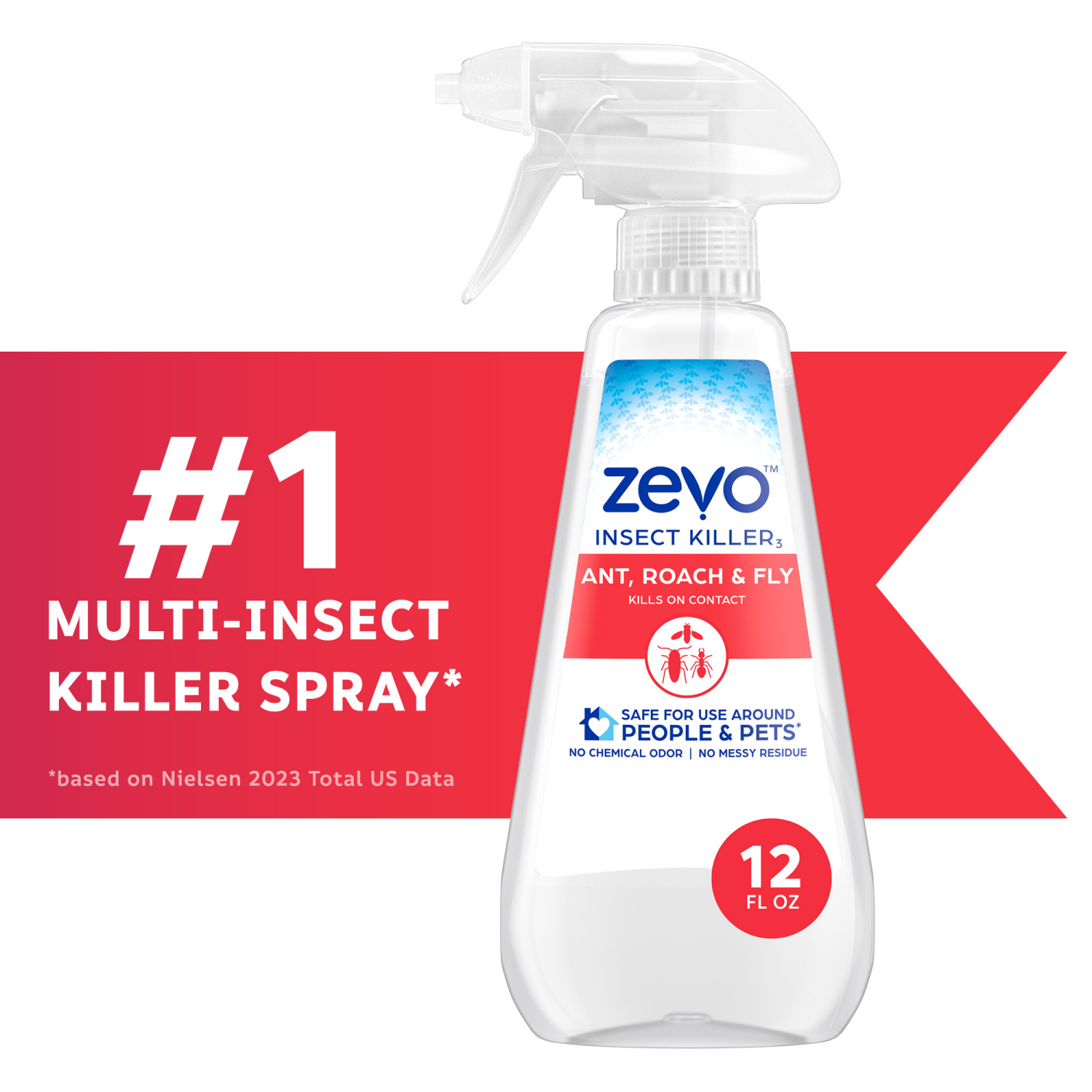 slide 2 of 7, Zevo™ Insect Killer Spray, 12 fl oz
