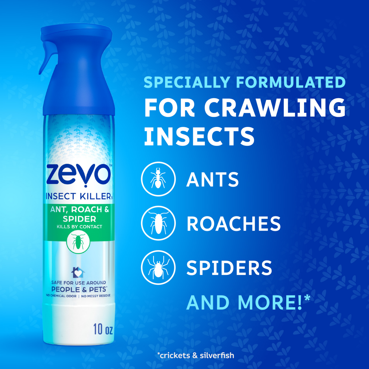 slide 8 of 8, Zevo Crawling Insect Killer - Ant, Roach, & Spider (10oz), 10 oz