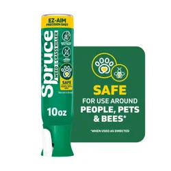 Spruce Weed & Grass Killer Ez-Aim Precision Shot Aerosol, Great For Spot Treating Cracks, Edges & Pavers, Safe For Use Around People, Pets & Bees When Used As Directed, Visible Results In 1 Hour, Dead Weeds In 1 Day, 10 Oz.