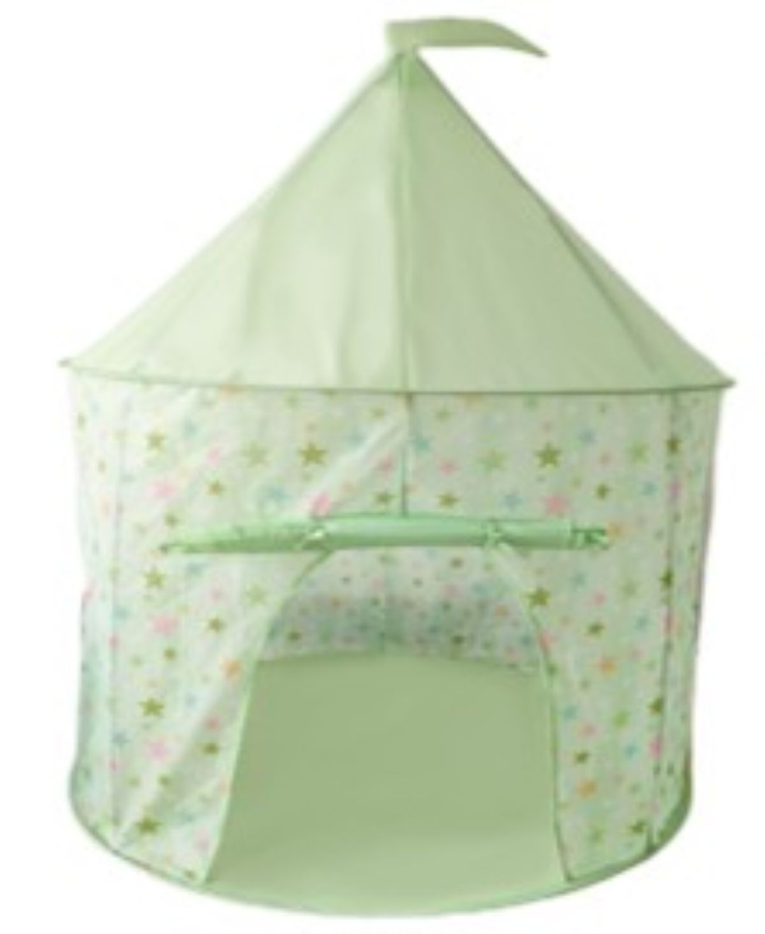 slide 1 of 1, Funplay Light Up Play Tent Mint Green Stars, 1 ct