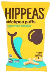 HIPPEAS Non-GMO Vegan White Cheddar, 4oz