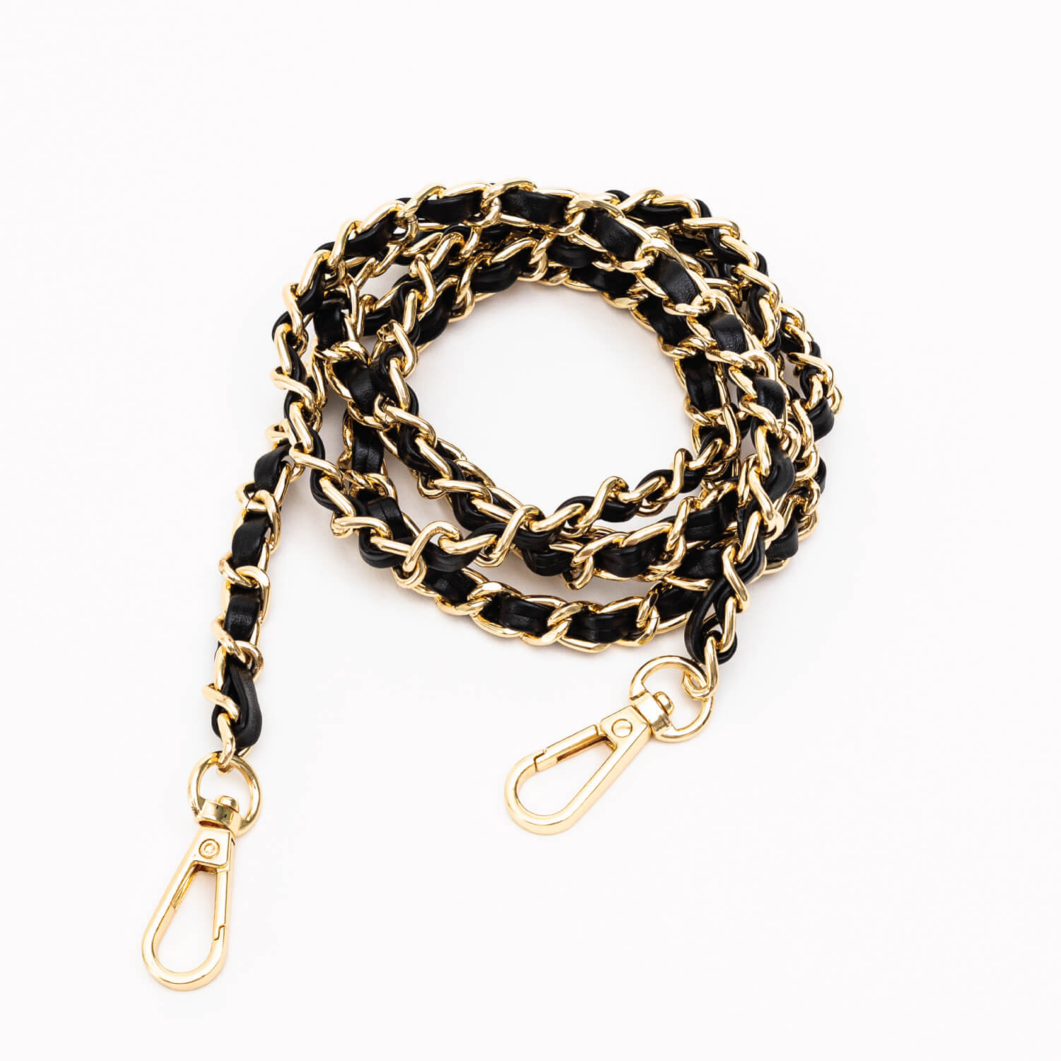 slide 3 of 3, RAPTIC Bryten Monarch Black Crossbody MagSafe Case with Black Vegan Leather Chain for iPhone 15, 1 ct