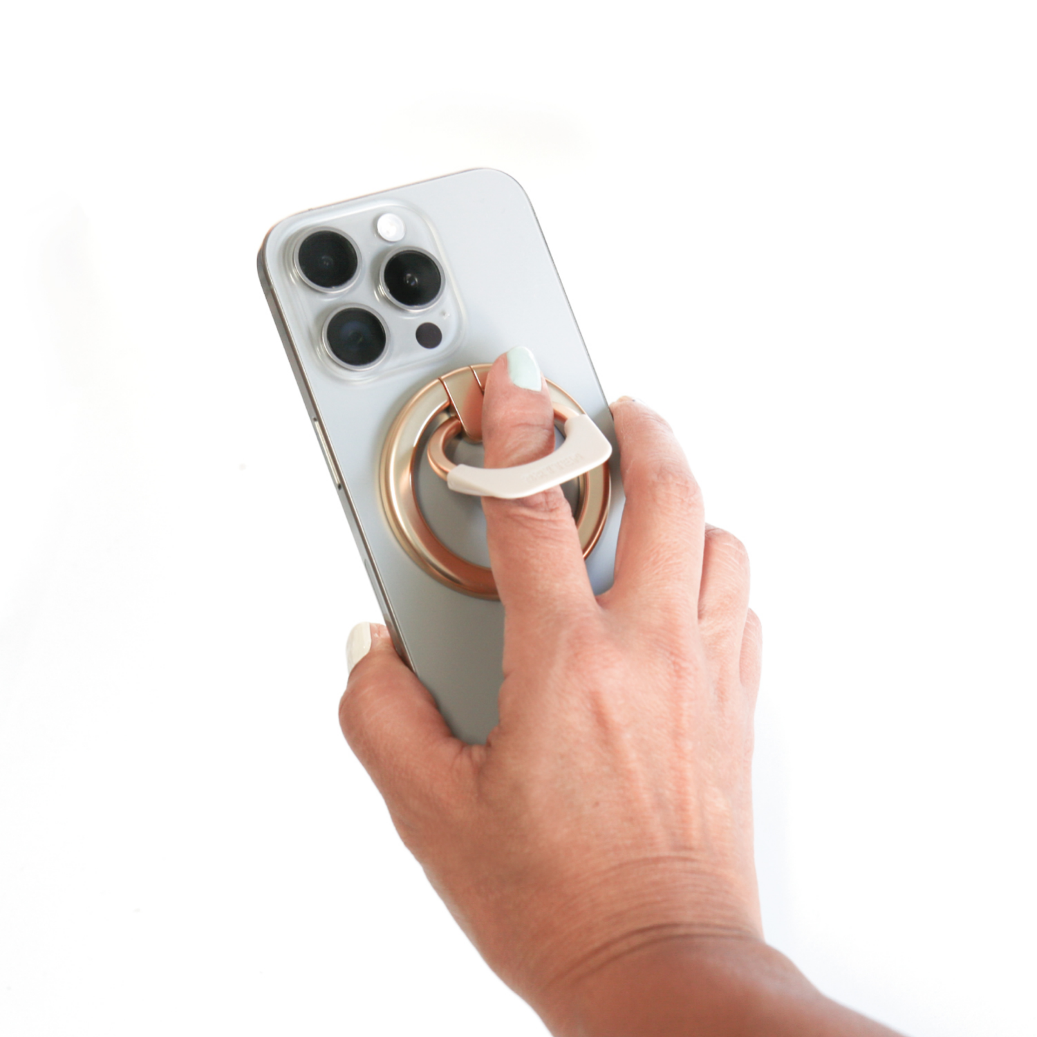 slide 2 of 4, Bryten MagSafe Ring Stand Gold, 1 ct