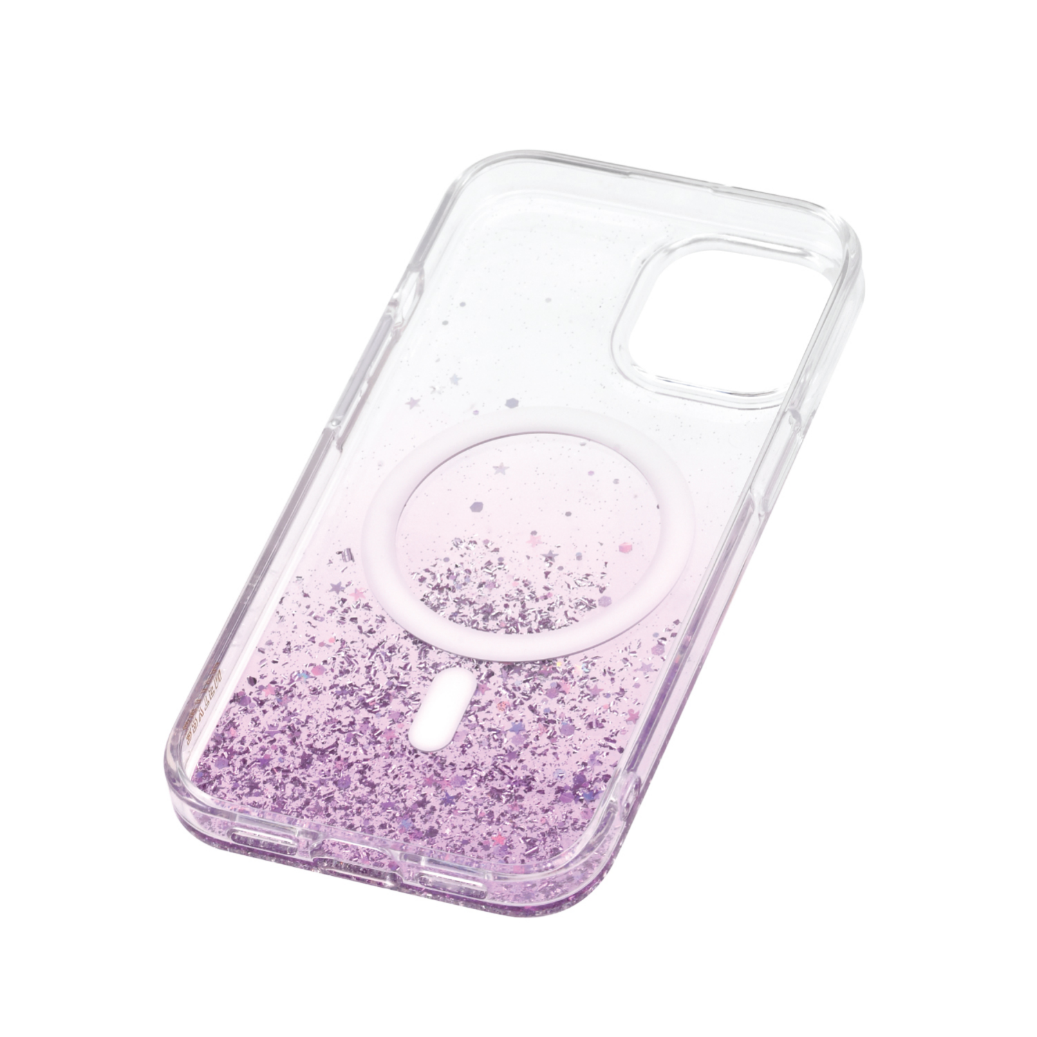 slide 2 of 3, Bryten Starburst Glitter Phone Case for iPhone 15 Pro Max - Pink, 1 ct