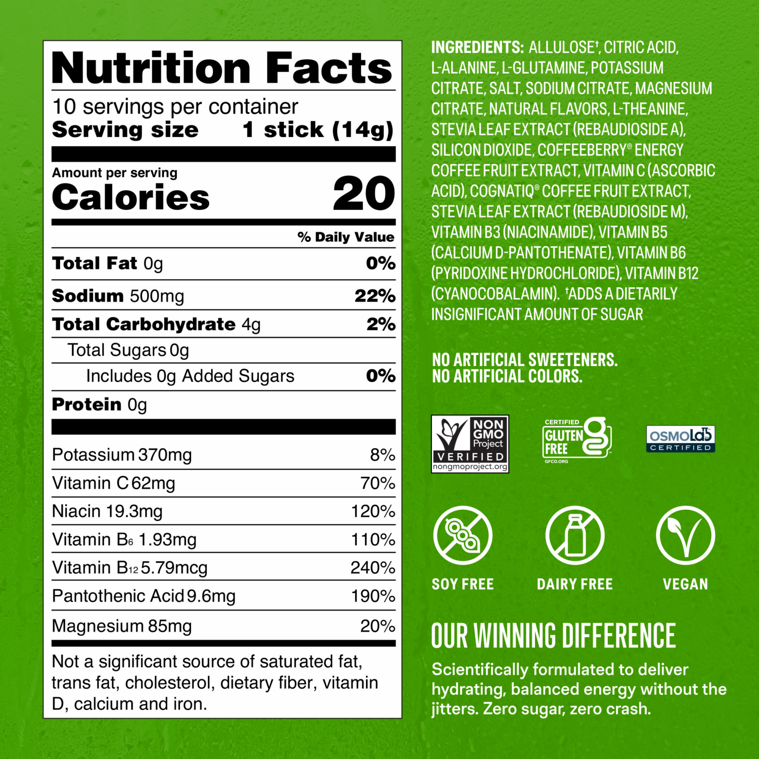 slide 2 of 8, Liquid I.V. Energy Multiplier Sugar-Free - Strawberry Kiwi - 6 ct, 6 ct