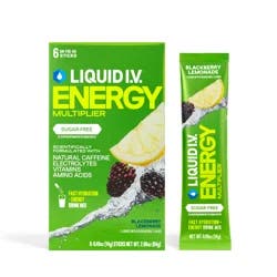 Liquid I.V. Energy Multiplier Sugar-Free - Blackberry Lemonade - 6 ct