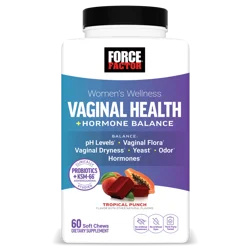 FORCE FACTOR Ff Womens Wellness Vaginal Health Soft Chews 60ct