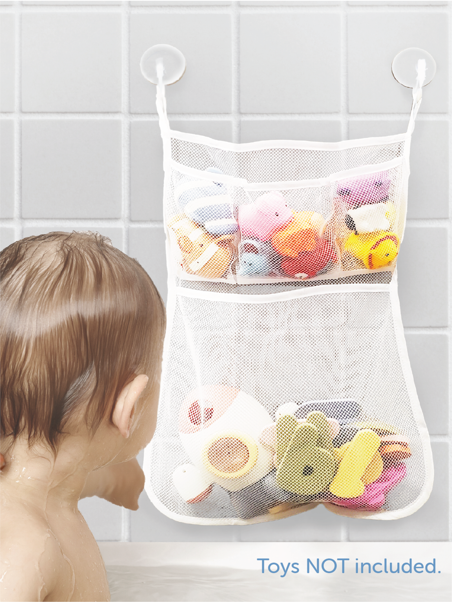 slide 3 of 4, JOOL BABY Tubtime Storage Bag with Suction Cups, 1 ct