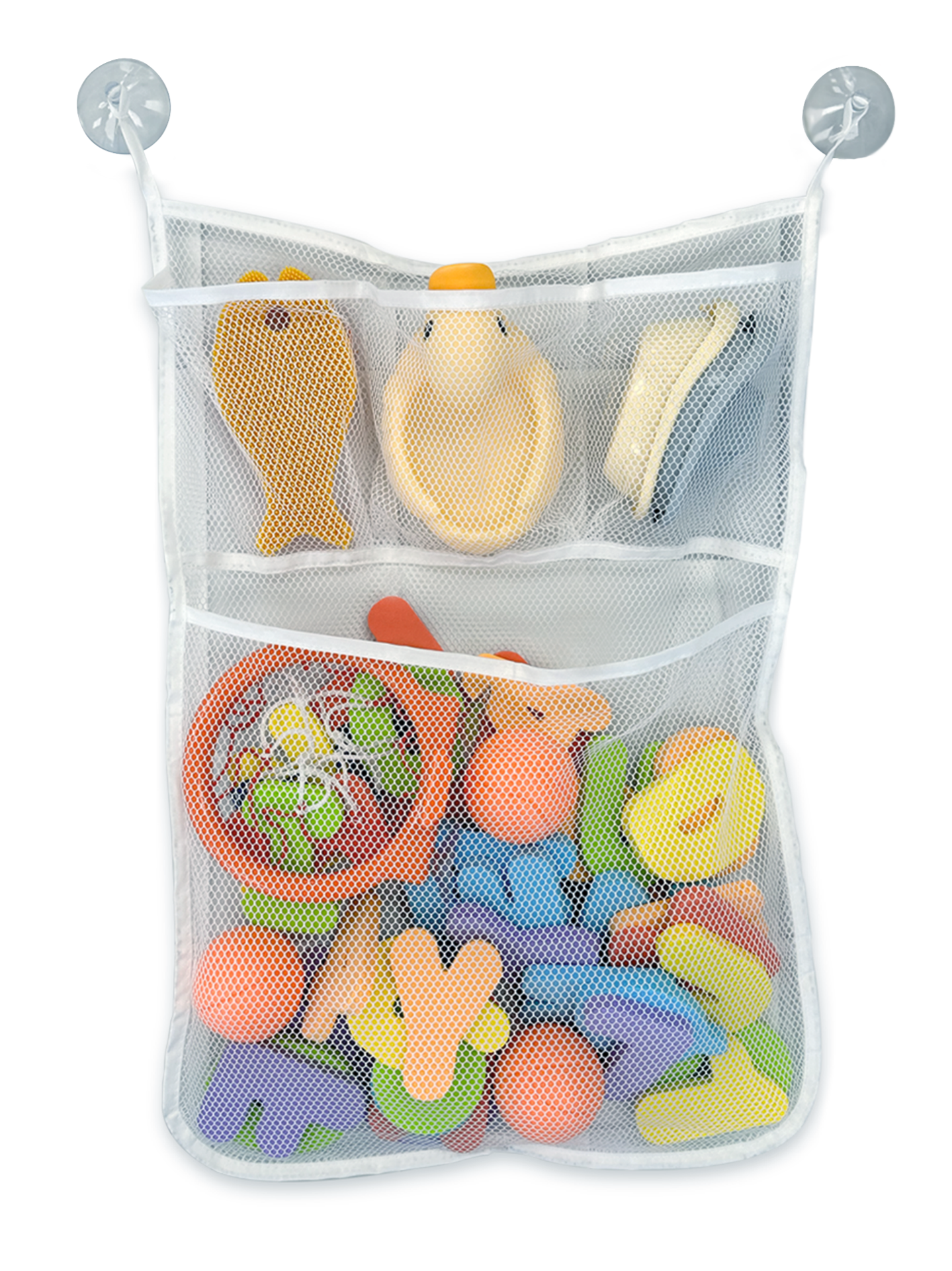 slide 1 of 4, JOOL BABY Tubtime Storage Bag with Suction Cups, 1 ct