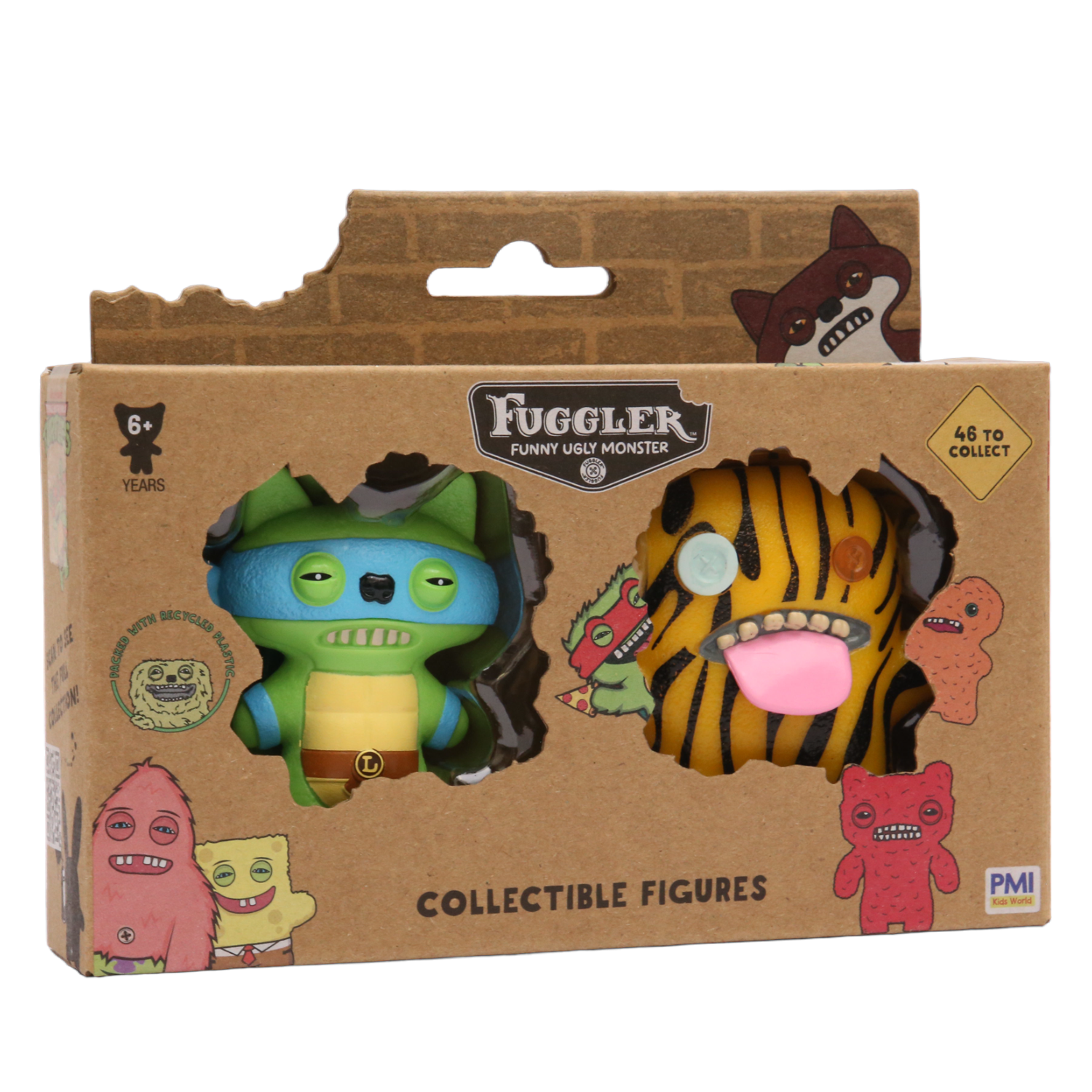 slide 2 of 2, Fuggler Collectible 2-Pack Teenage Mutant Ninja Turtles Figures, 1 ct