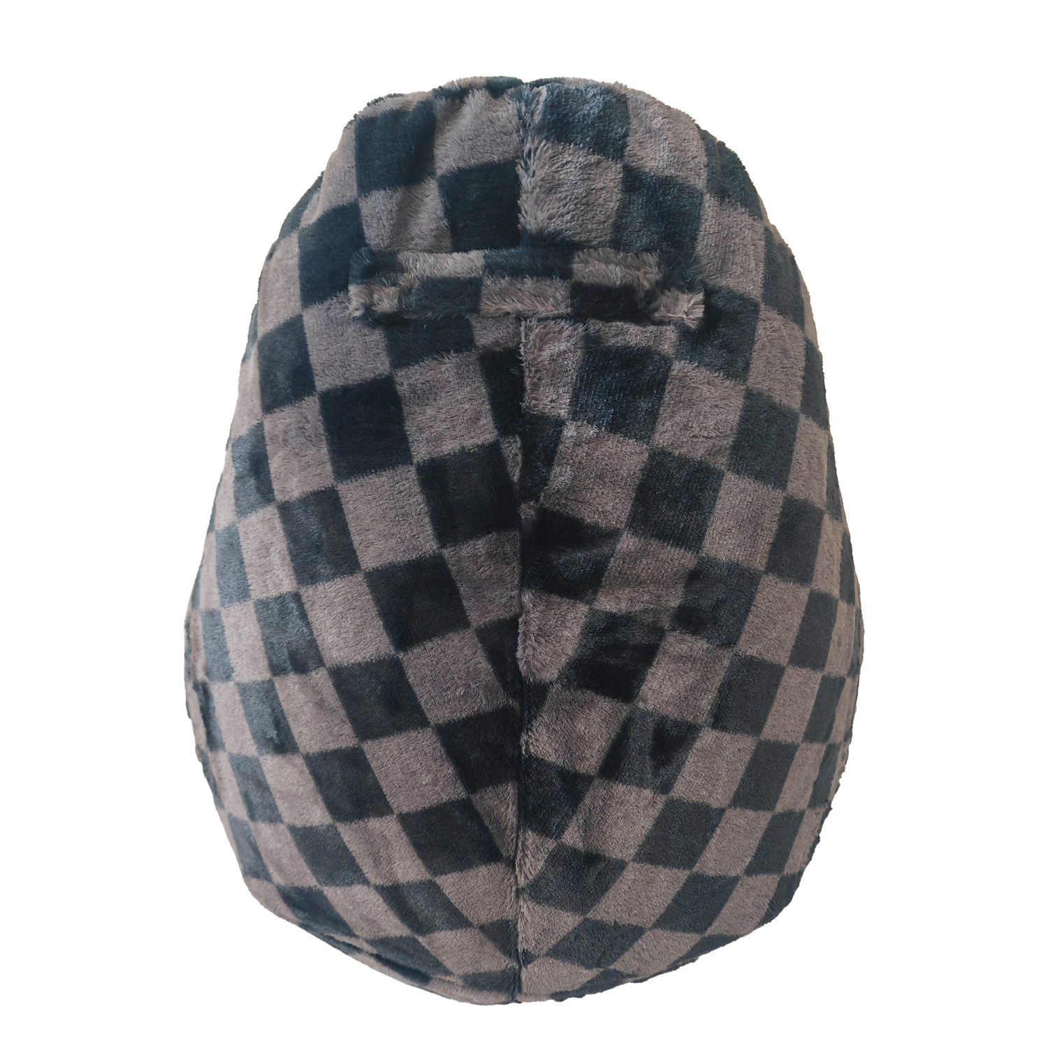 slide 2 of 8, Pm&J Teardrop Bean Bag Chair Blk Checker, 1 ct