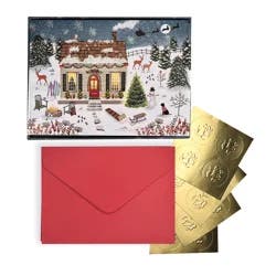 Avanti Boxed Cards Cottage At Christmas