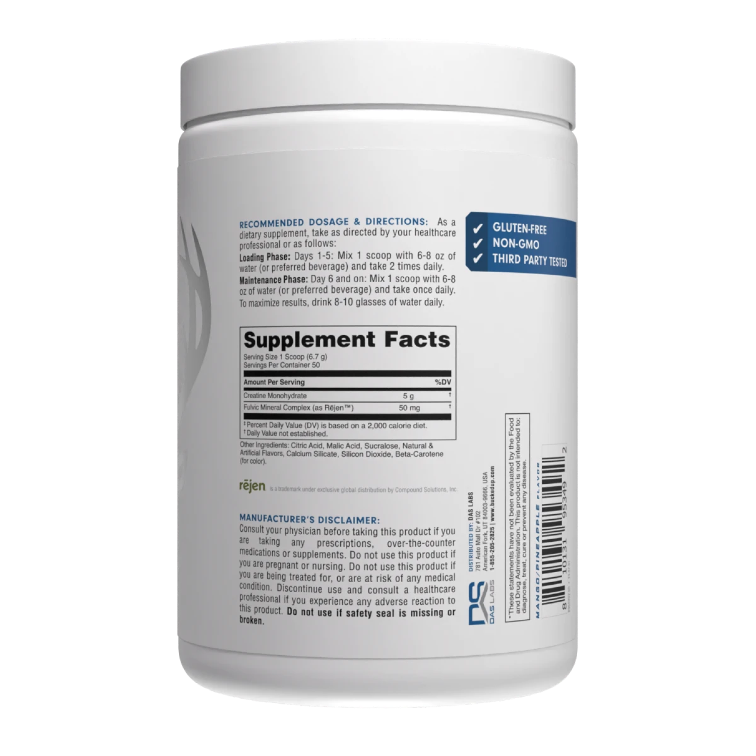 slide 2 of 4, Essentials Mango Pineapple 5000 mg Creatine Monohydrate 11.8 oz, 11.8 oz