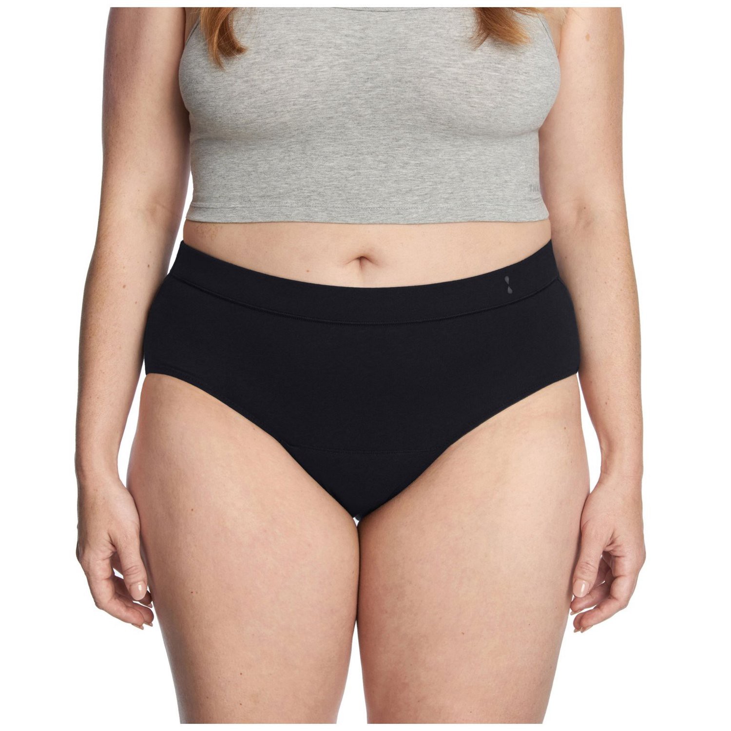 slide 8 of 8, Thinx for All Black Leakproof Brief Underwear Large 1 ea, 1 ct