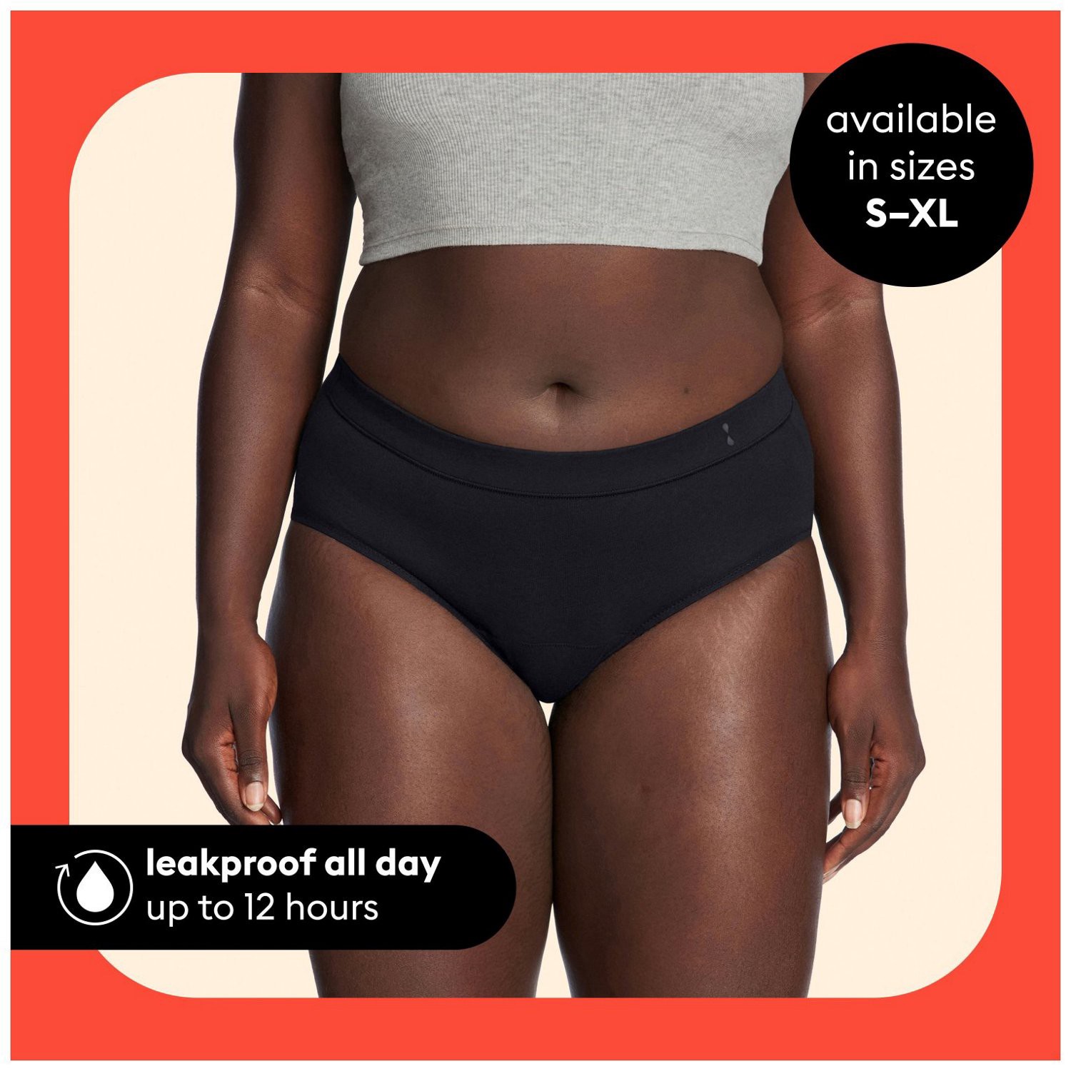 slide 4 of 8, Thinx for All Leakproof Brief Underwear Medium 1 ea, 1 ct