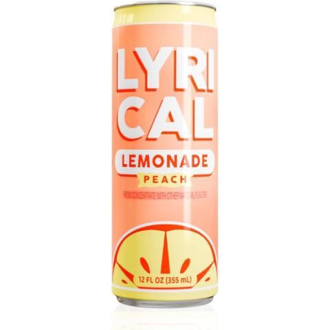 slide 1 of 1, Lyrical Lemonade Peach, 16 oz