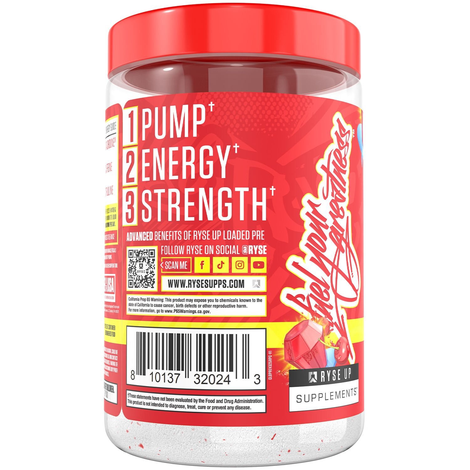 slide 2 of 3, Ryse RingPop Cherry Ring Pop Loaded Pre 12.1 oz, 12.48 oz