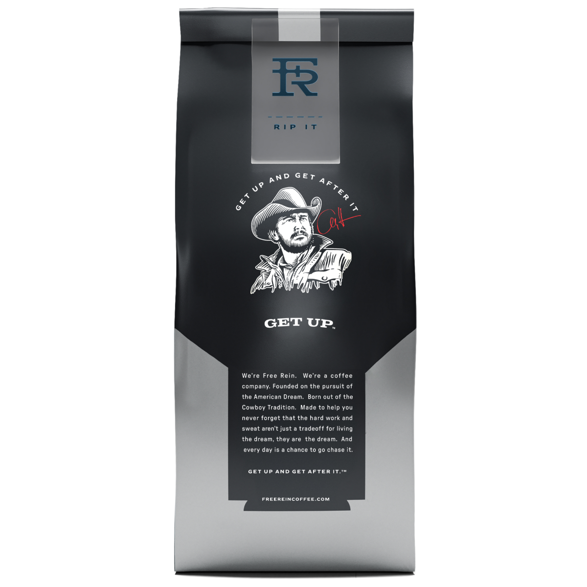slide 2 of 2, Free Rein Get Up Espresso Roast Whole Bean Coffee, 12 oz