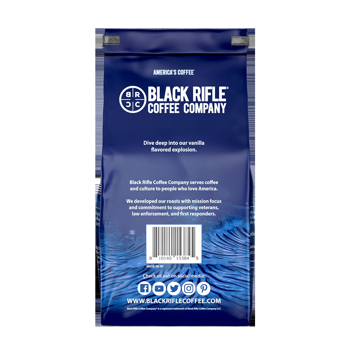 slide 2 of 2, Black Rifle Coffee Vanilla Ground Coffee, 11 oz