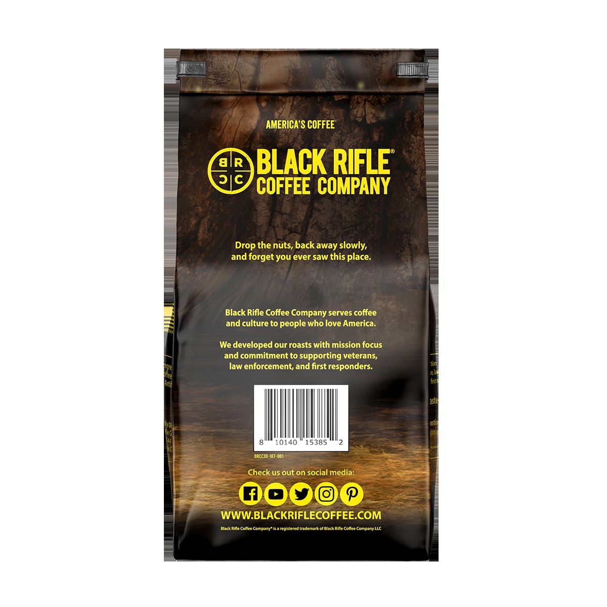 slide 2 of 2, Black Rifle Coffee Hazelnut Ground Coffee 12Oz, 12 oz
