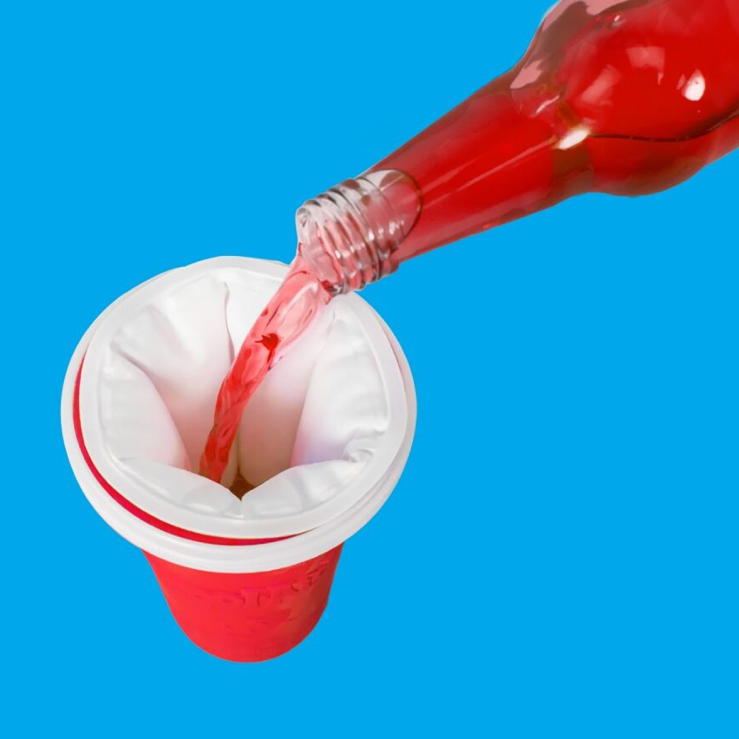 slide 2 of 3, Kool-Aid Squeezy Slush Cup - Red, 1 ct