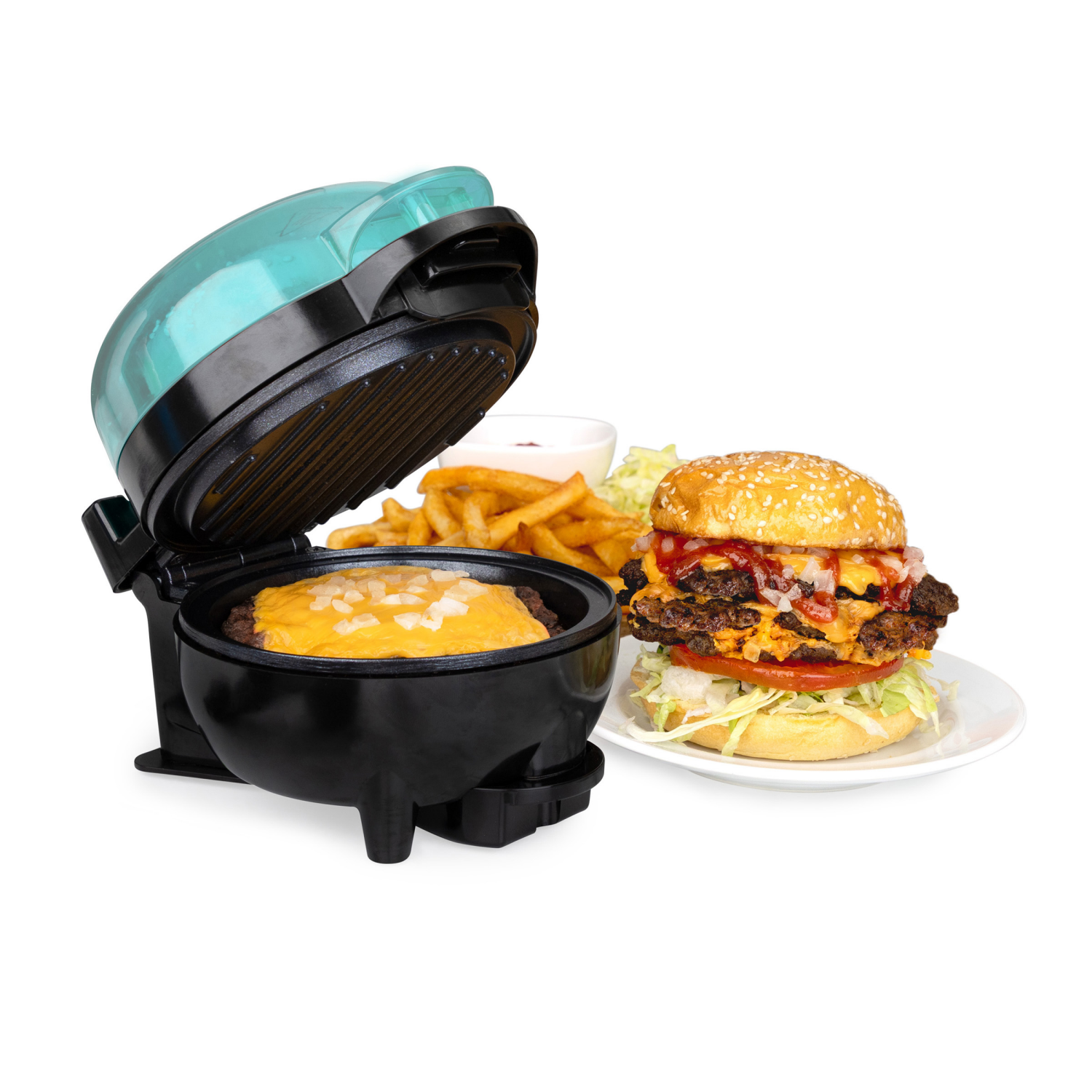 slide 5 of 5, NOSTALGIA ELECTRICS Nostalgia Mymini Smash Burger Grill, 1 ct