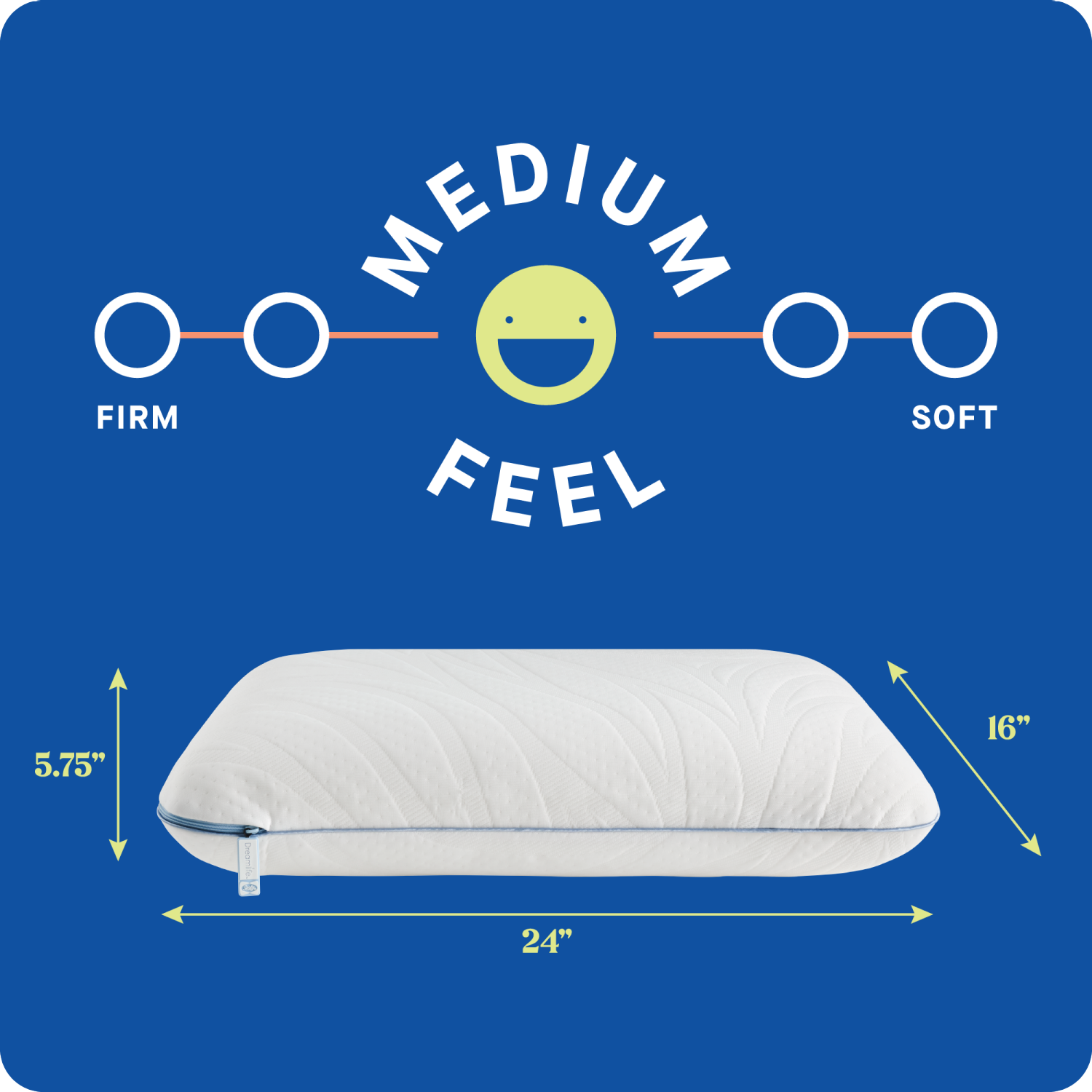 slide 2 of 5, Sealy Dreamlife Memory Foam Pillow, 1 ct