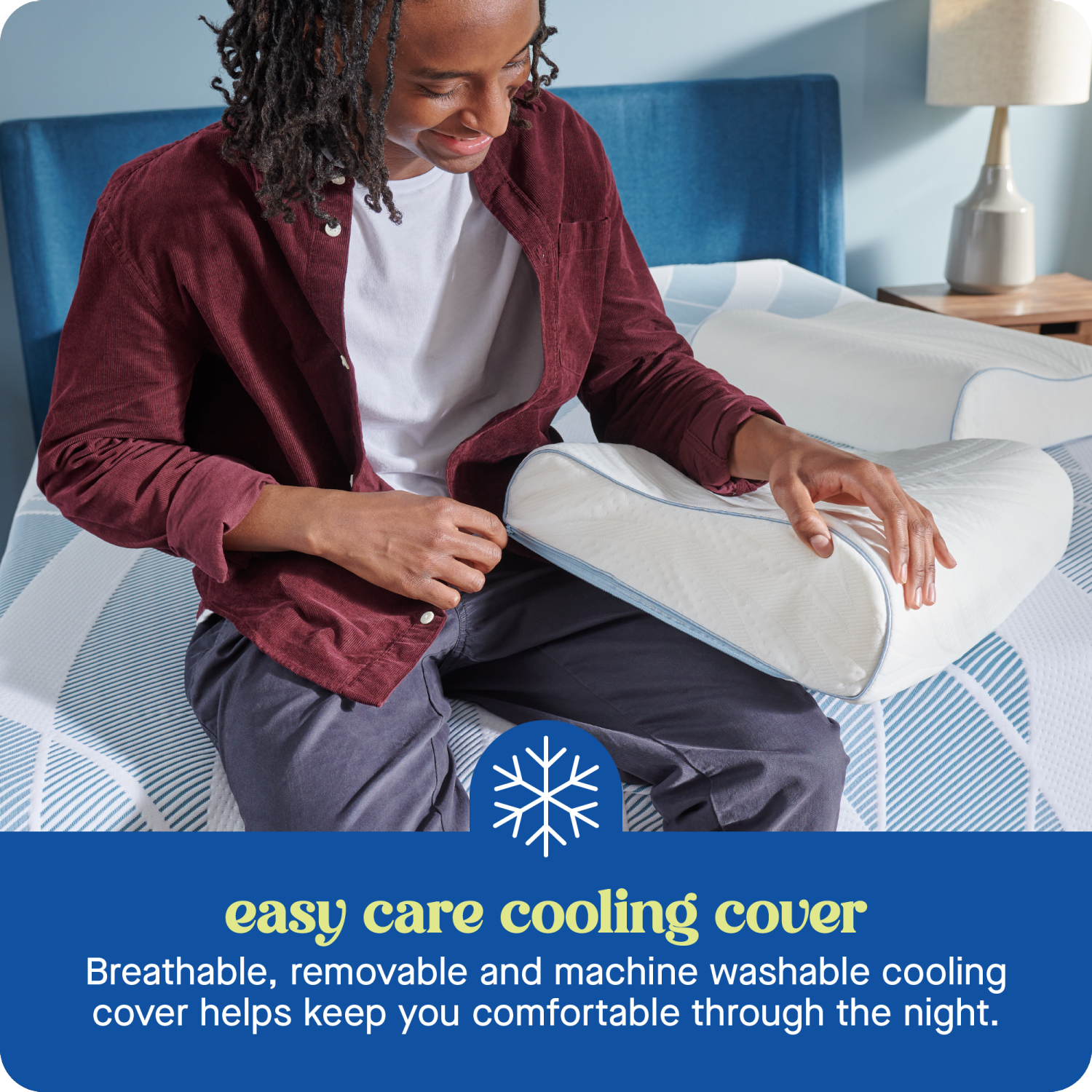 slide 3 of 7, Sealy Dreamlife Contour Memory Foam Pillow, 1 ct