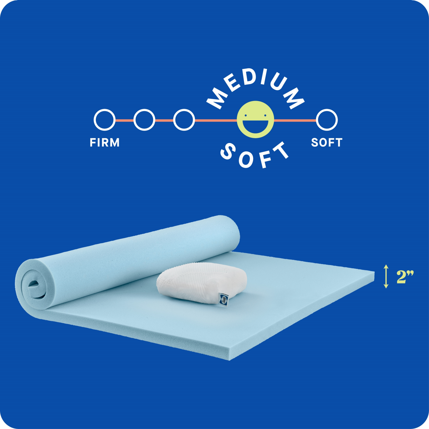 slide 5 of 8, Sealy Dreamlife 2 Gel Memory Foam Mattress Topper with Cooling Cover, Full, 1 ct
