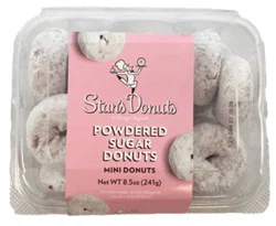 Stans Powdered Sugar Mini Donuts Tub - 8.5 Oz
